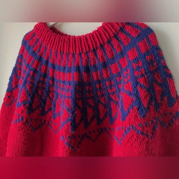 Chunky knit fairisle sweater - Picture 7 of 10